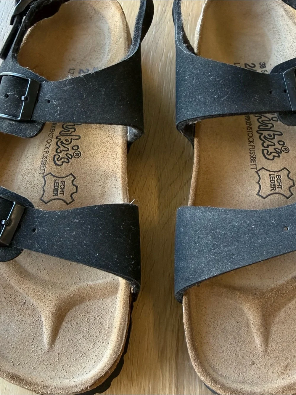 Birkenstock birki’s sandals Two-Buckle Ankle-Strap Sz 7 women 5 men sling back